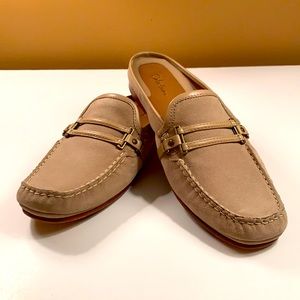 Cole Haan suede mules